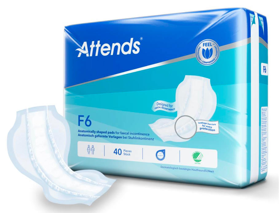 Stuhlinkontinenz sicher versorgen – F6, die neue anatomische Vorlage von Attends