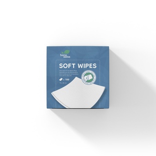 sana.swiss Soft Wipe, Waschtuch, 19x30 cm, 100 Stk. in Kartonspenderbox
