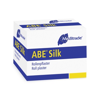 Fixierpflaster ABE©, 2.5cm x 9.14 m, Rollenpflaster aus Kunstseide, 24 Stk pro Box