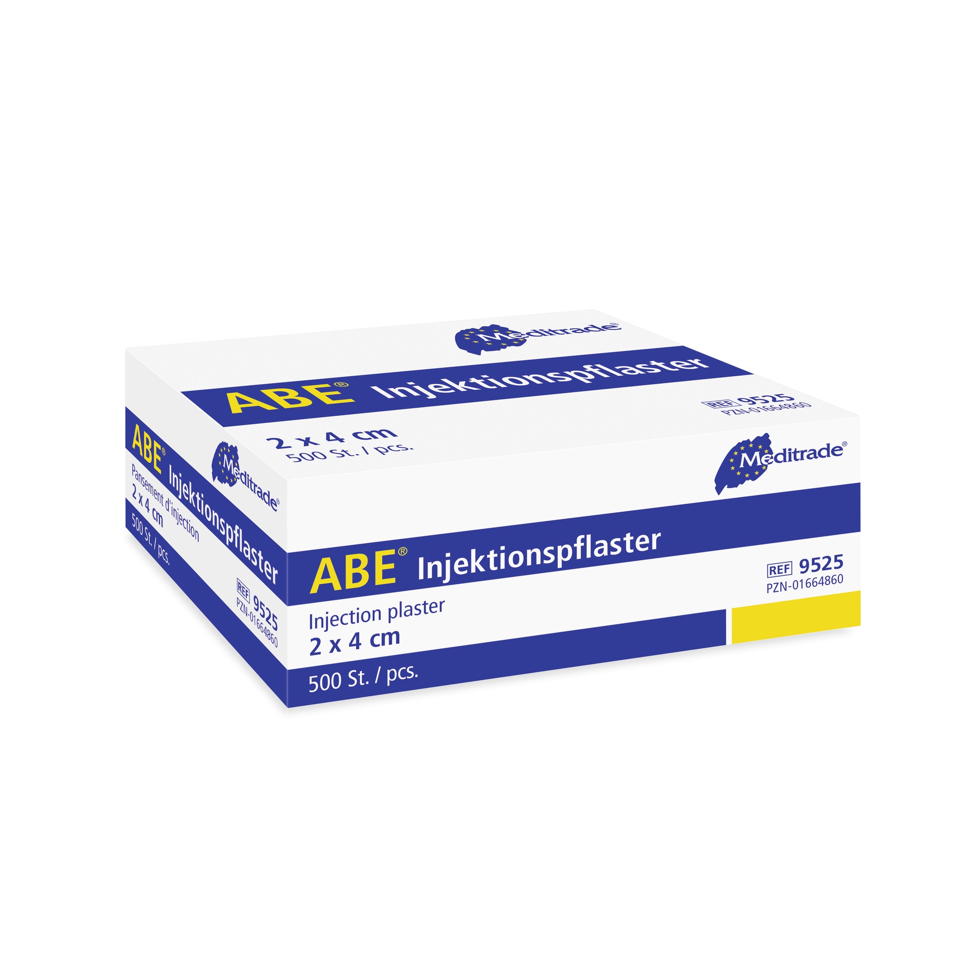 Injektionspflaster ABE©, 2 x 4 cm, Box 500 Stk