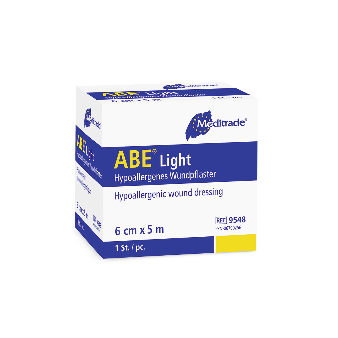 Pflasterrolle ABE© Light, 1 Rolle (6 cm x 5 m)