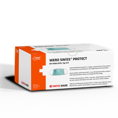 WERO SWISS© Protect Typ IIR Maske, Grün, 50 Stk. (Original)
