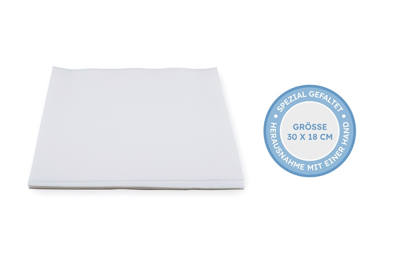 ROMULSIN Waschtuch, Soft Wipe, 30x18 cm, 100 Stk.