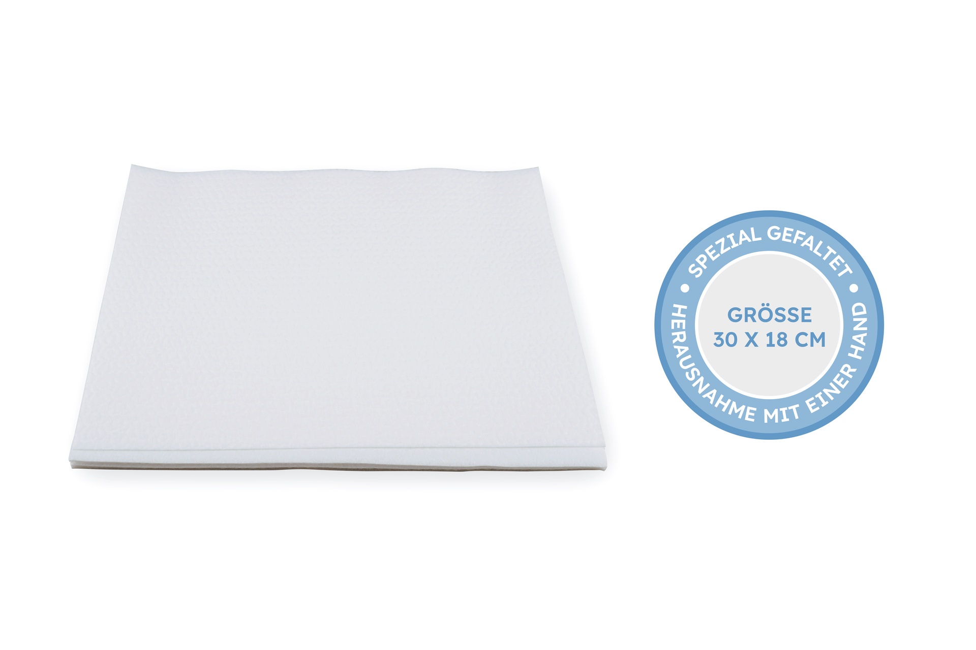 ROMULSIN Waschtuch, Soft Wipe, 30x18 cm, 100 Stk.