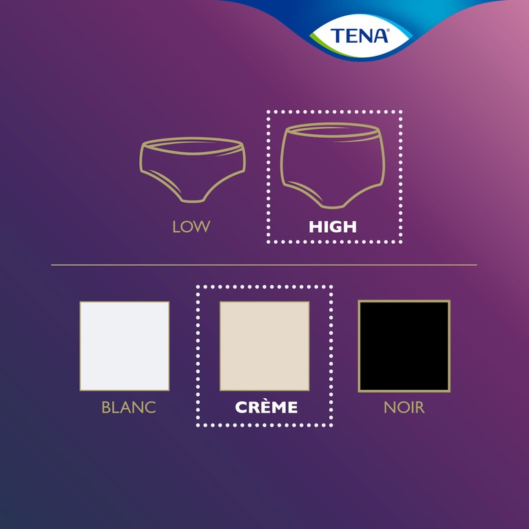 TENA Silhouette Plus Crème L, 8 Stk.