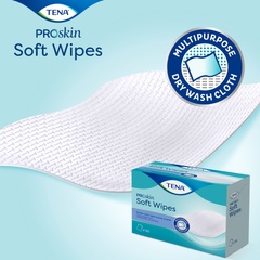 TENA Soft Wipe,  Proskin, 19 x 30 cm, 135 Stk.