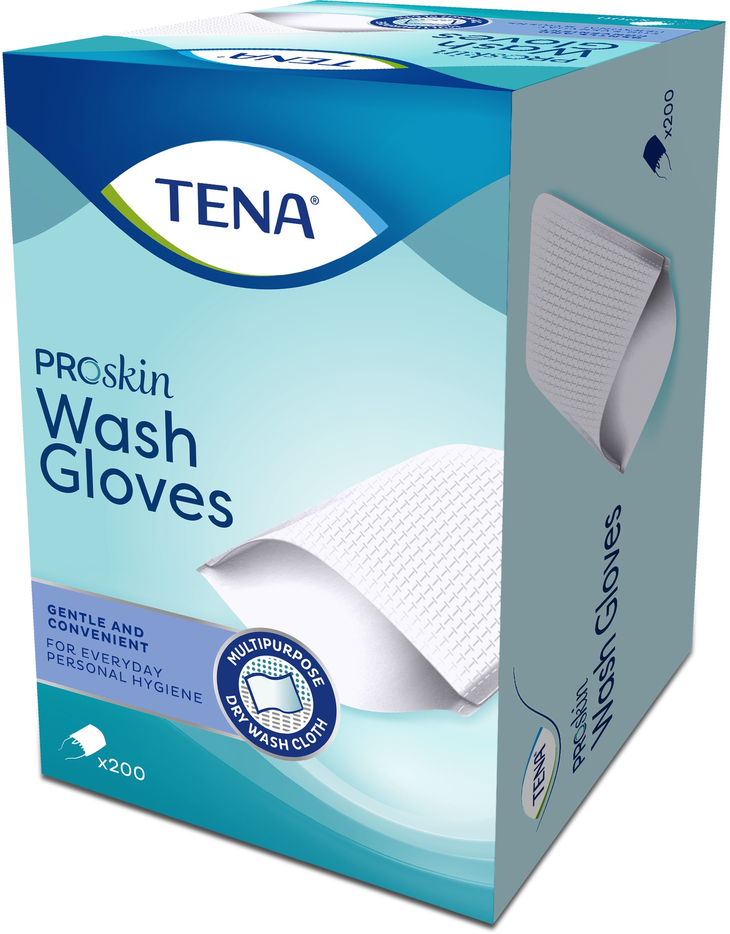 TENA Wash Glove extra, 16.5 x 25 cm, 200 Stk.