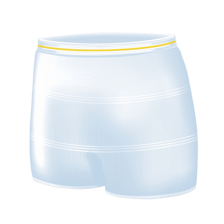 Attends Stretch Pants, gelb, S, 15 Stk.