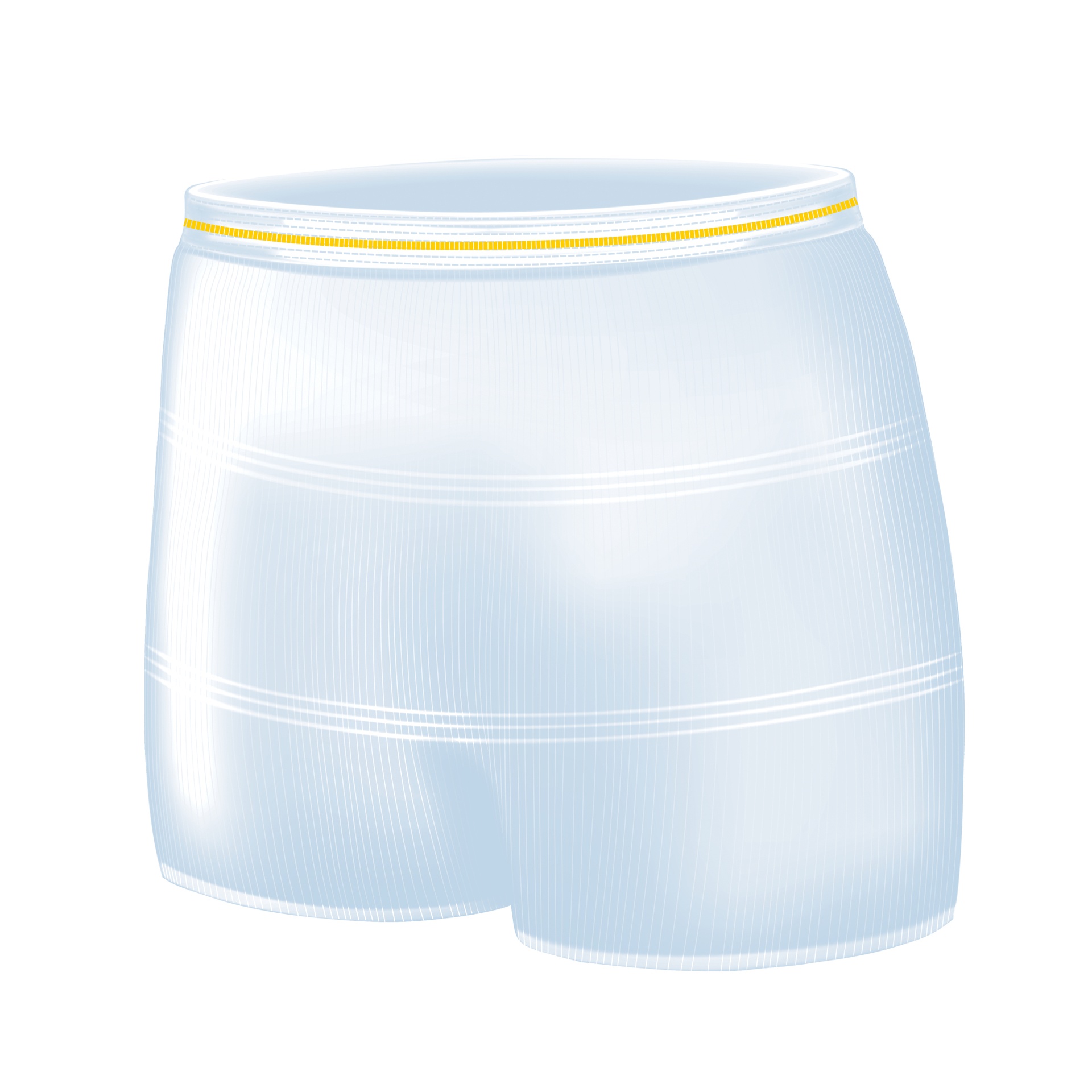Attends Stretch Pants, gelb, S, 15 Stk.