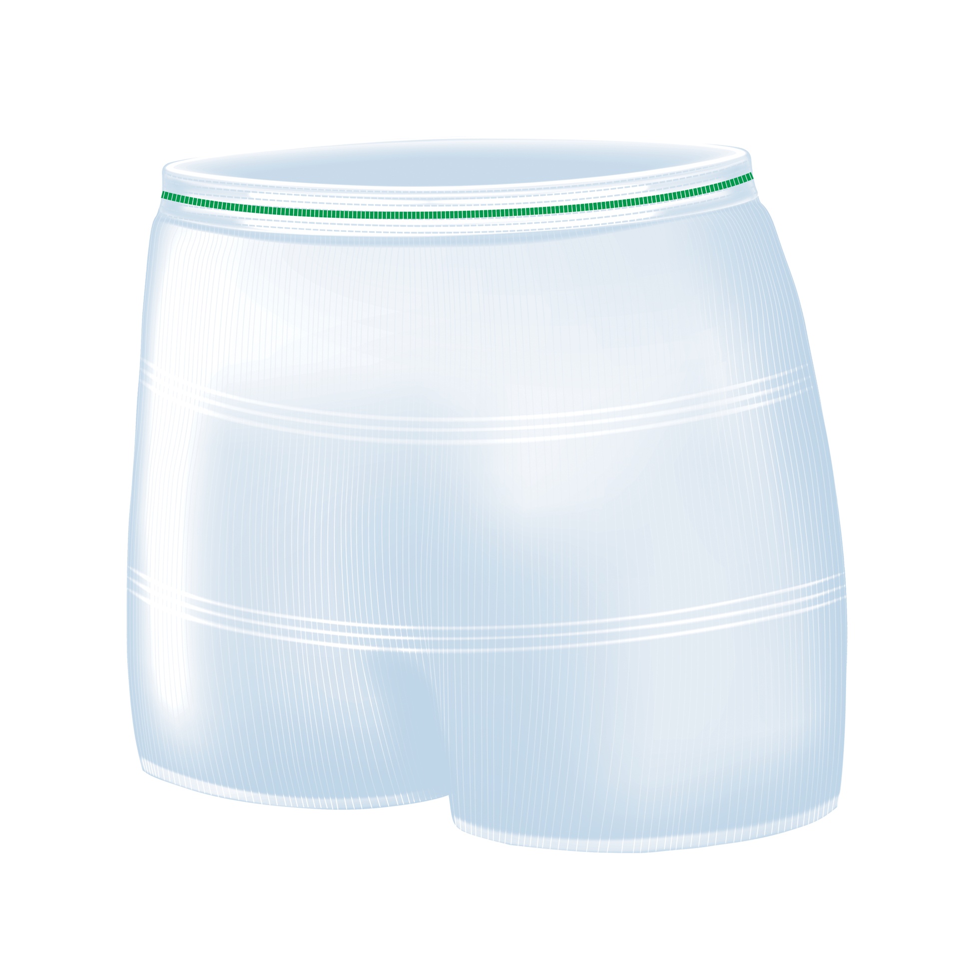 Attends Stretch Pants, Fixierhose, grün, XL, 15 Stk.