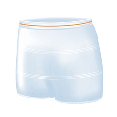 Attends Stretch Pants, Fixierhose, orange, XXL, 15 Stk.