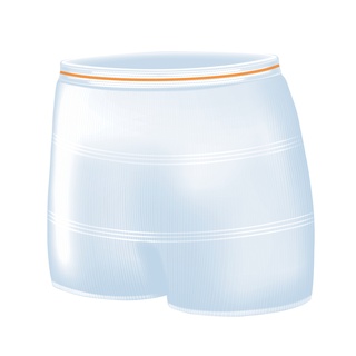 Attends Stretch Pants, Fixierhose, orange, XXL, 15 Stk.