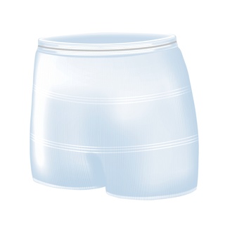 Attends Stretch Pants, Fixierhose, grau, XXXL, 15 Stk.