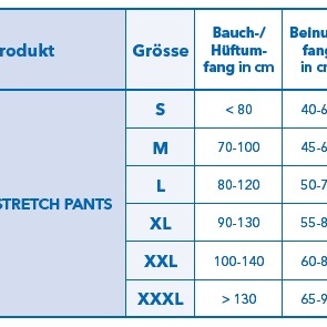 Attends Stretch Pants, Fixierhose, braun, L, 15 Stk.