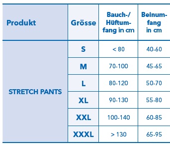 Attends Stretch Pants, Fixierhose, braun, L, 15 Stk.