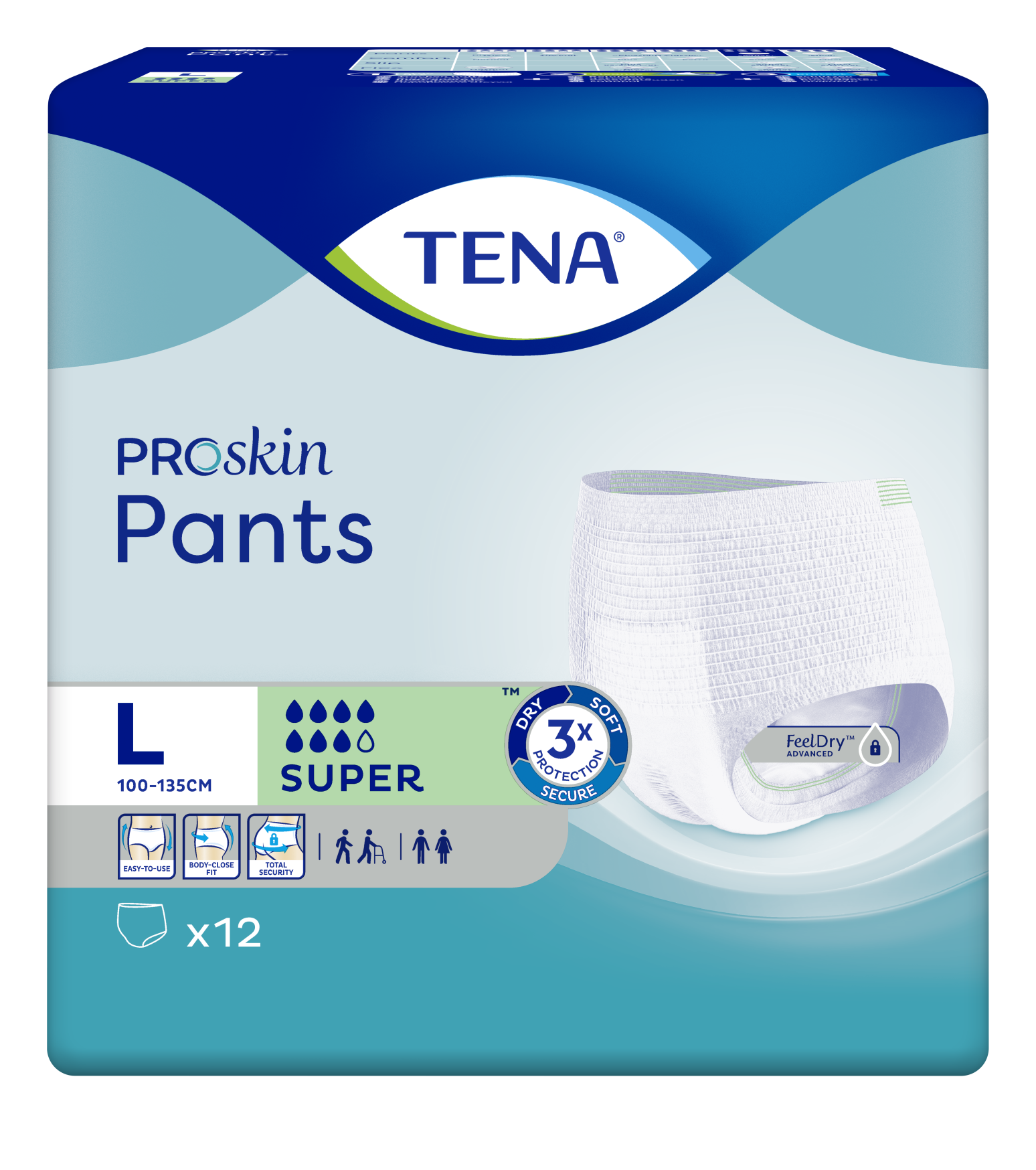 TENA Pants Proskin (Super, L)
