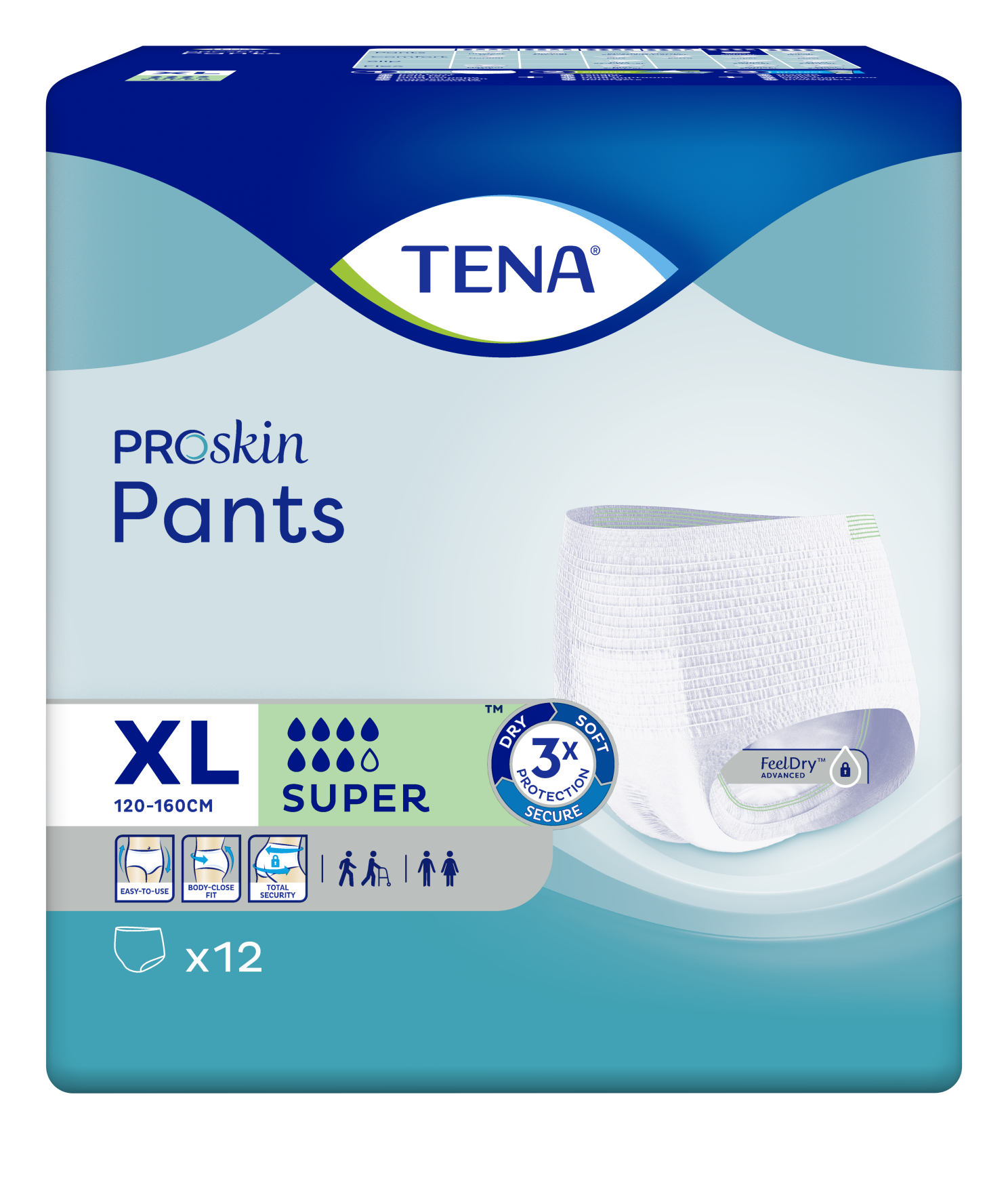 TENA Pants Proskin (Super, XL)