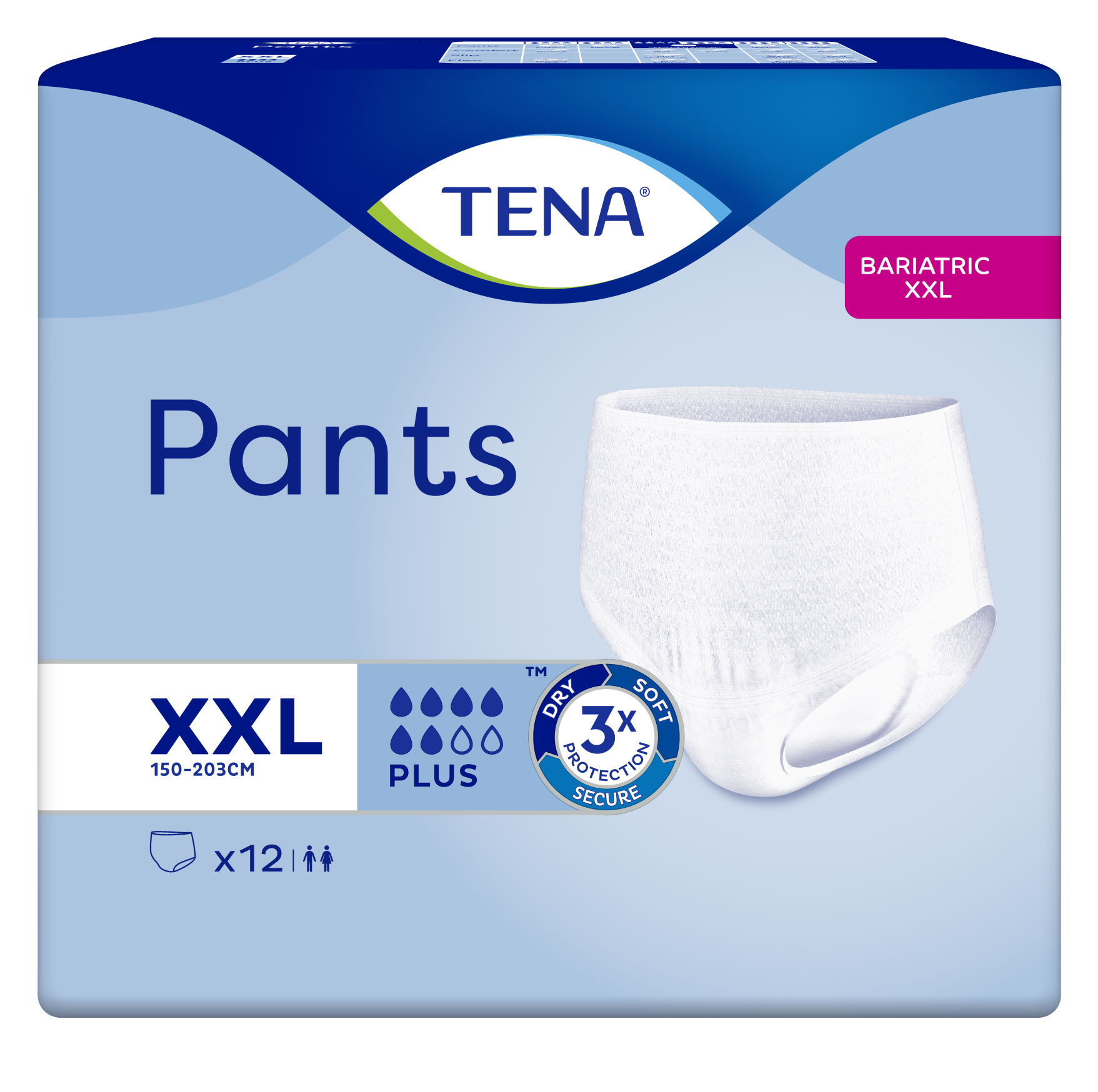 TENA Pants Proskin (Plus, XXL)