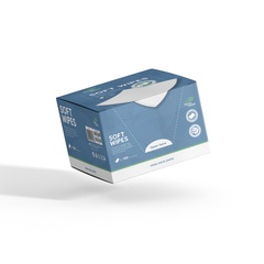 sana.swiss Soft Wipe, Waschtuch, 19x30 cm, 100 Stk. in Kartonspenderbox