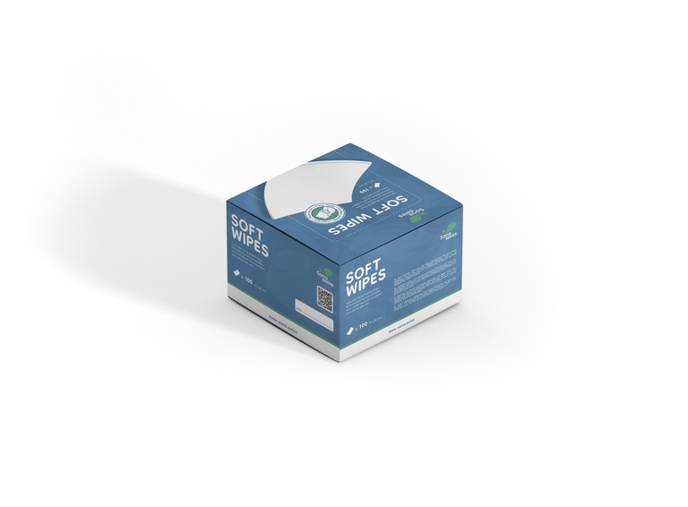 sana.swiss Soft Wipe, Waschtuch, 19x30 cm, 100 Stk. in Kartonspenderbox