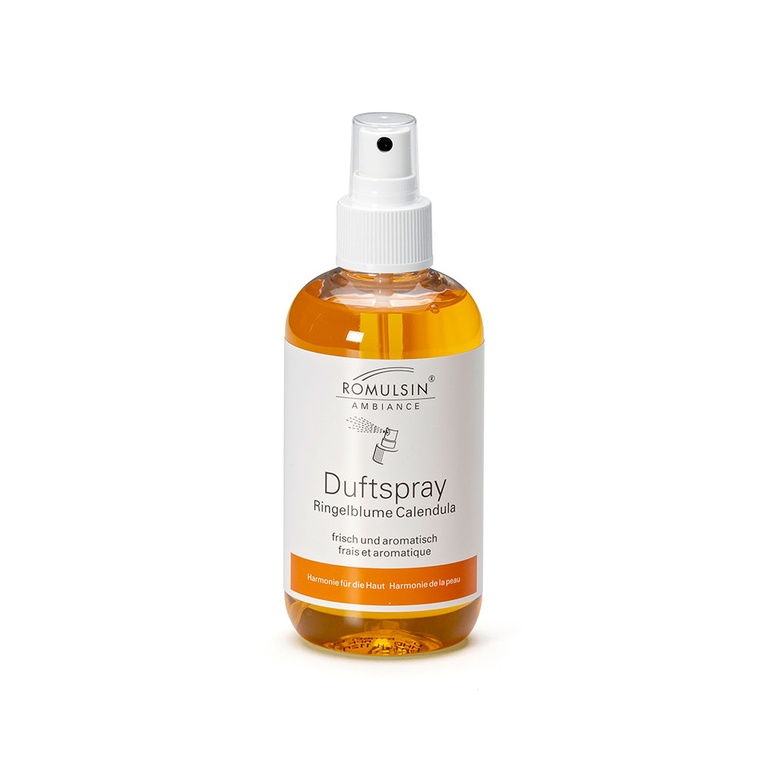 ROMULSIN Duftspray Flasche mit Zerstäuber, Ringelblume, 200ml