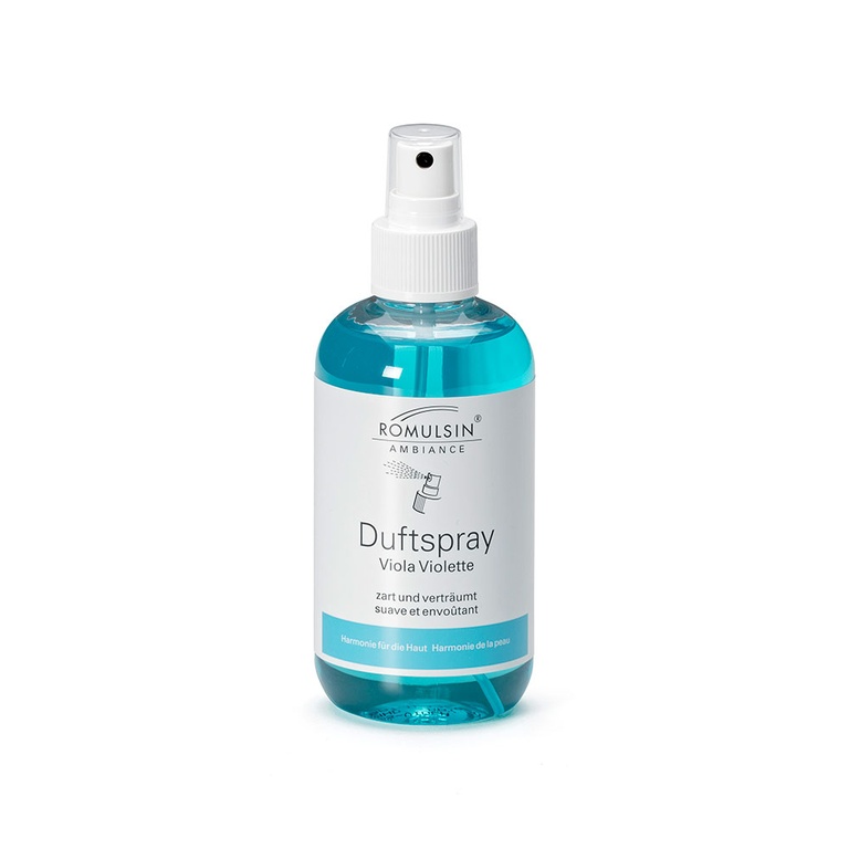 ROMULSIN Duftspray Flasche mit Zerstäuber, Viola, 200ml