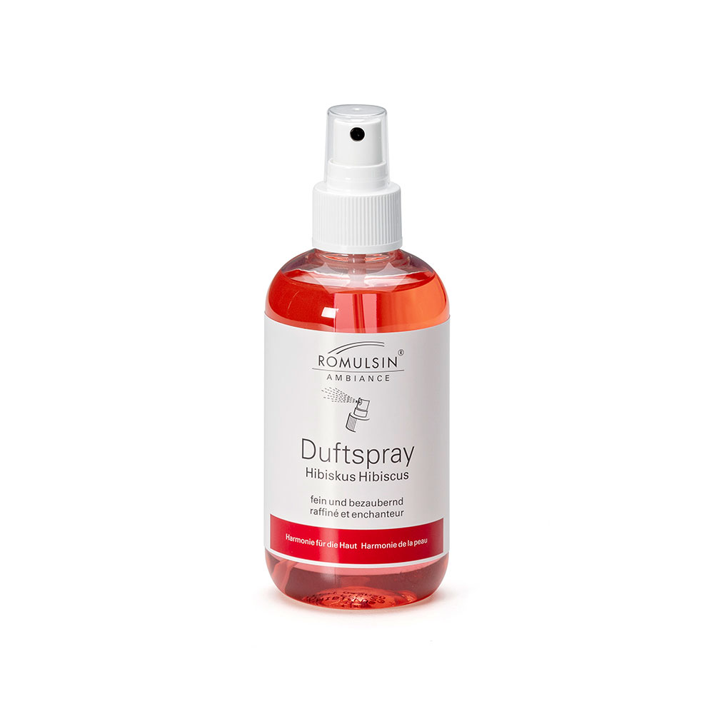 ROMULSIN Duftspray Flasche mit Zerstäuber, Hibiskus, 200ml