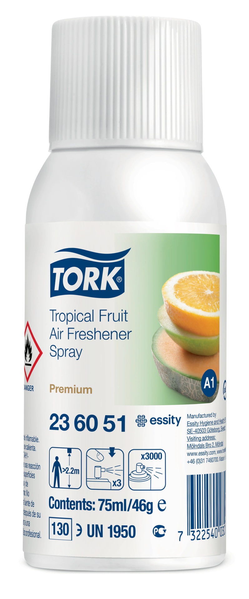 Tork Lufterfrischer-Spray, 75 ml, A1 (Früchte)
