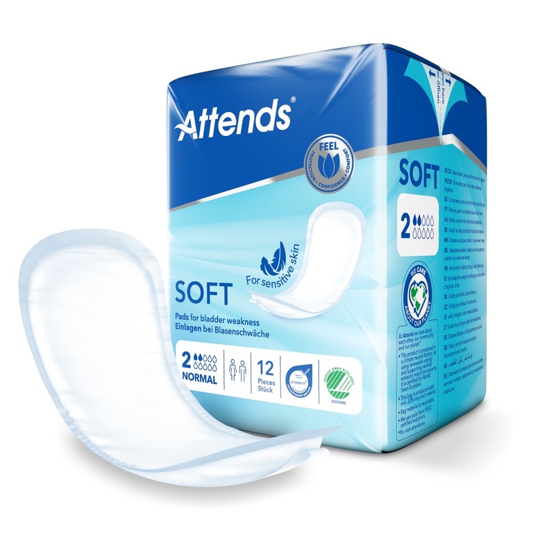 Attends Soft 2 Normal, einzelverpackt, 12 Stk.