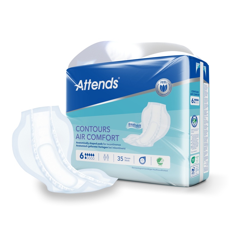 Attends Contours 6 Air Comfort, 35 pcs.
