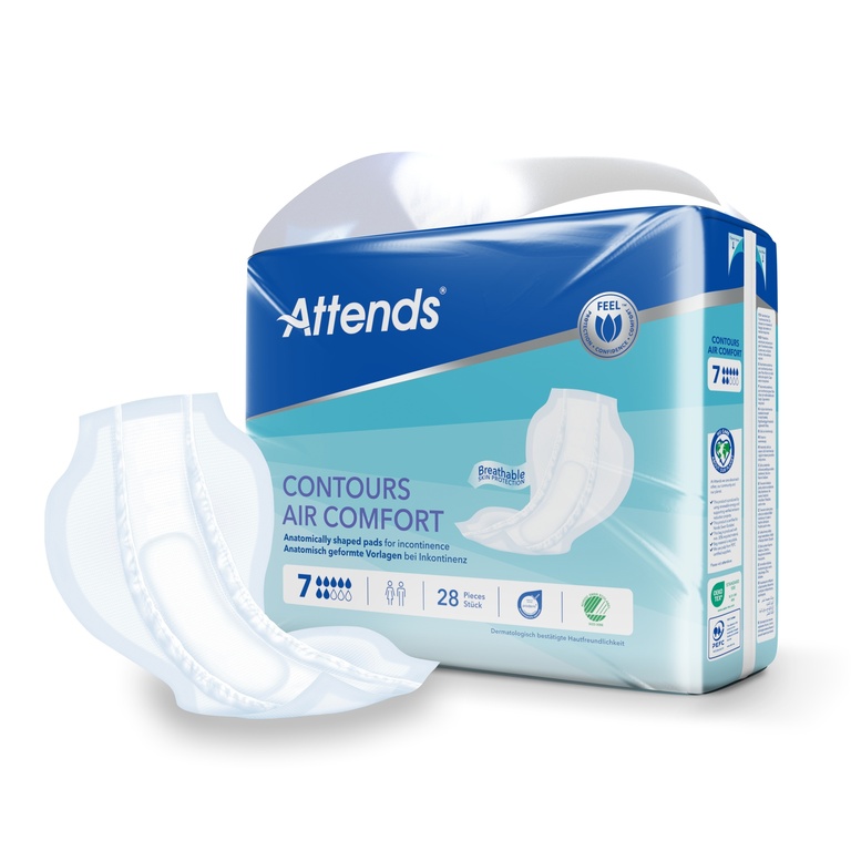 Attends Contours 7 Air Comfort, 28 pcs.