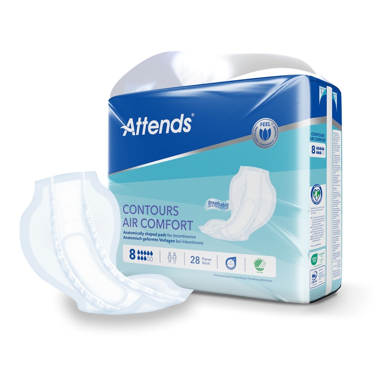 Attends Contours 8 Air Comfort, 28 pz.