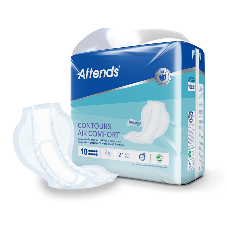 Attends Contours 10 Air Comfort, 21 Stk.