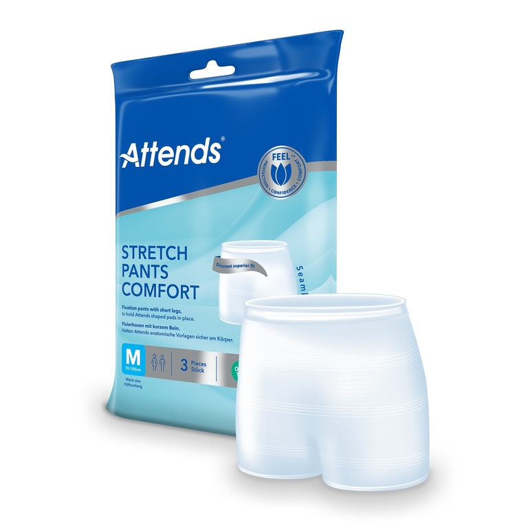 Attends Stretch Pants, Fixierhose Comfort M, 3 Stk.
