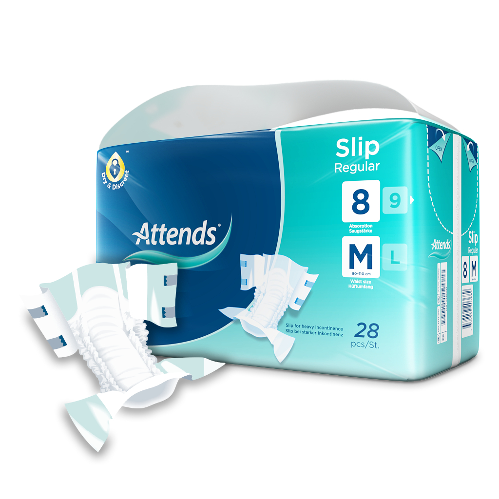 Attends Slip Regular 8 M, 28 pz.