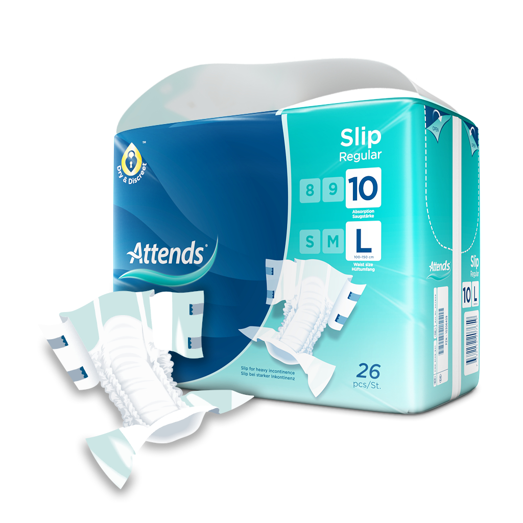 Attends Slip Regular 10 L, 26 Stk.