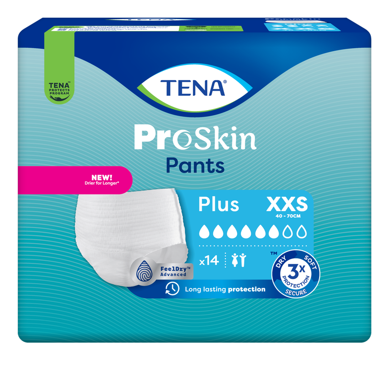 TENA Pants Proskin (Plus, XXS)