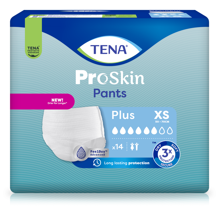 TENA Pants Proskin (Plus, XS)