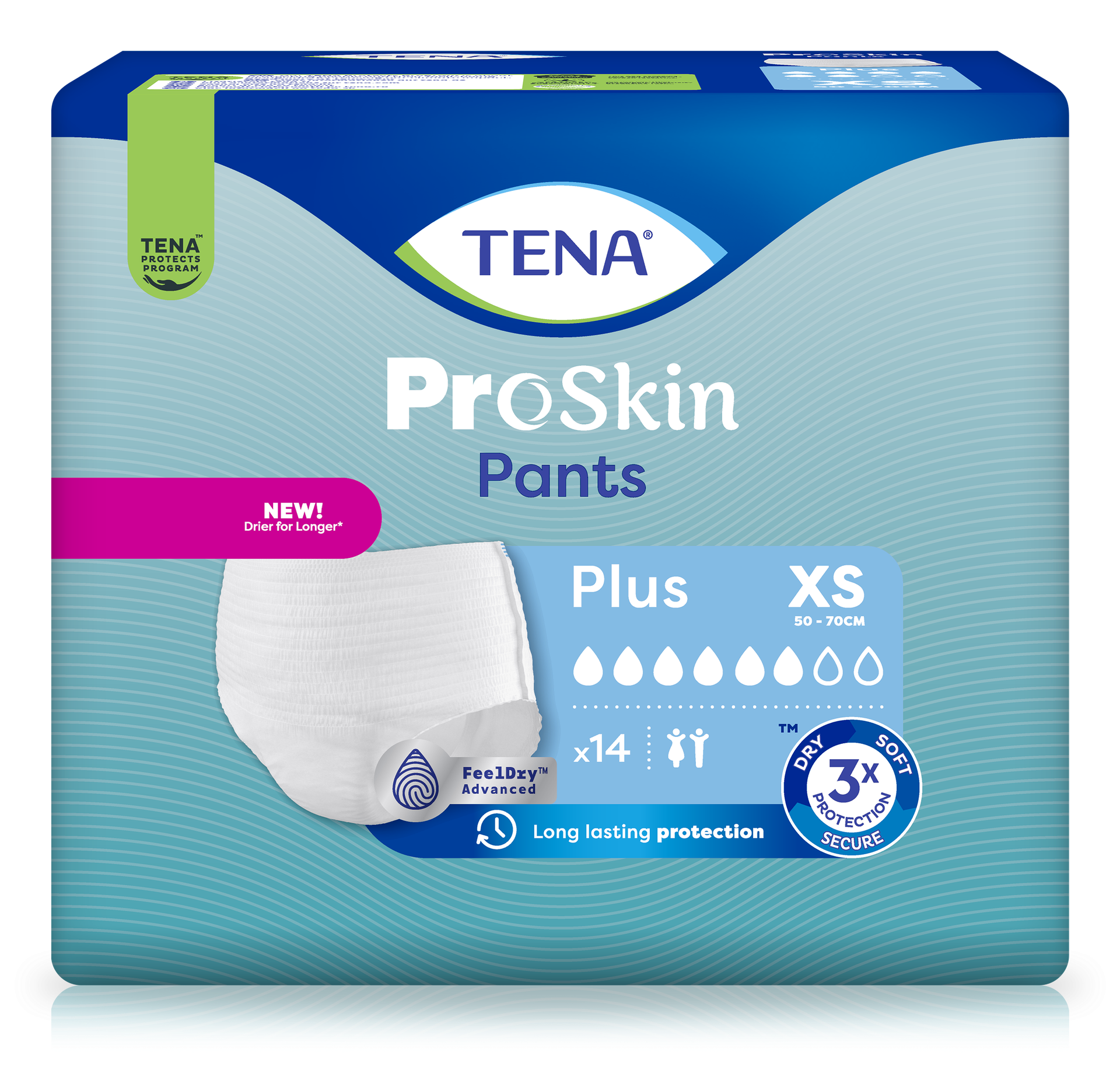 TENA Pants Proskin (Plus, XS)