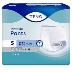 TENA Pants Plus, Proskin, 65-85 cm,  S, 14 Stk.