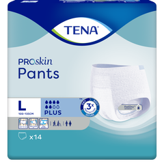 TENA Pants Plus,  Proskin, 100 - 135 cm,  L, 14 Stk.