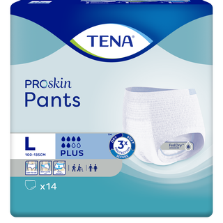 TENA Pants Plus, Proskin, 100 - 135 cm, L, 14 pcs.