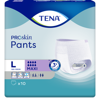 TENA Pants Maxi Proskin,  100-135 cm,  L, 10 Stk.