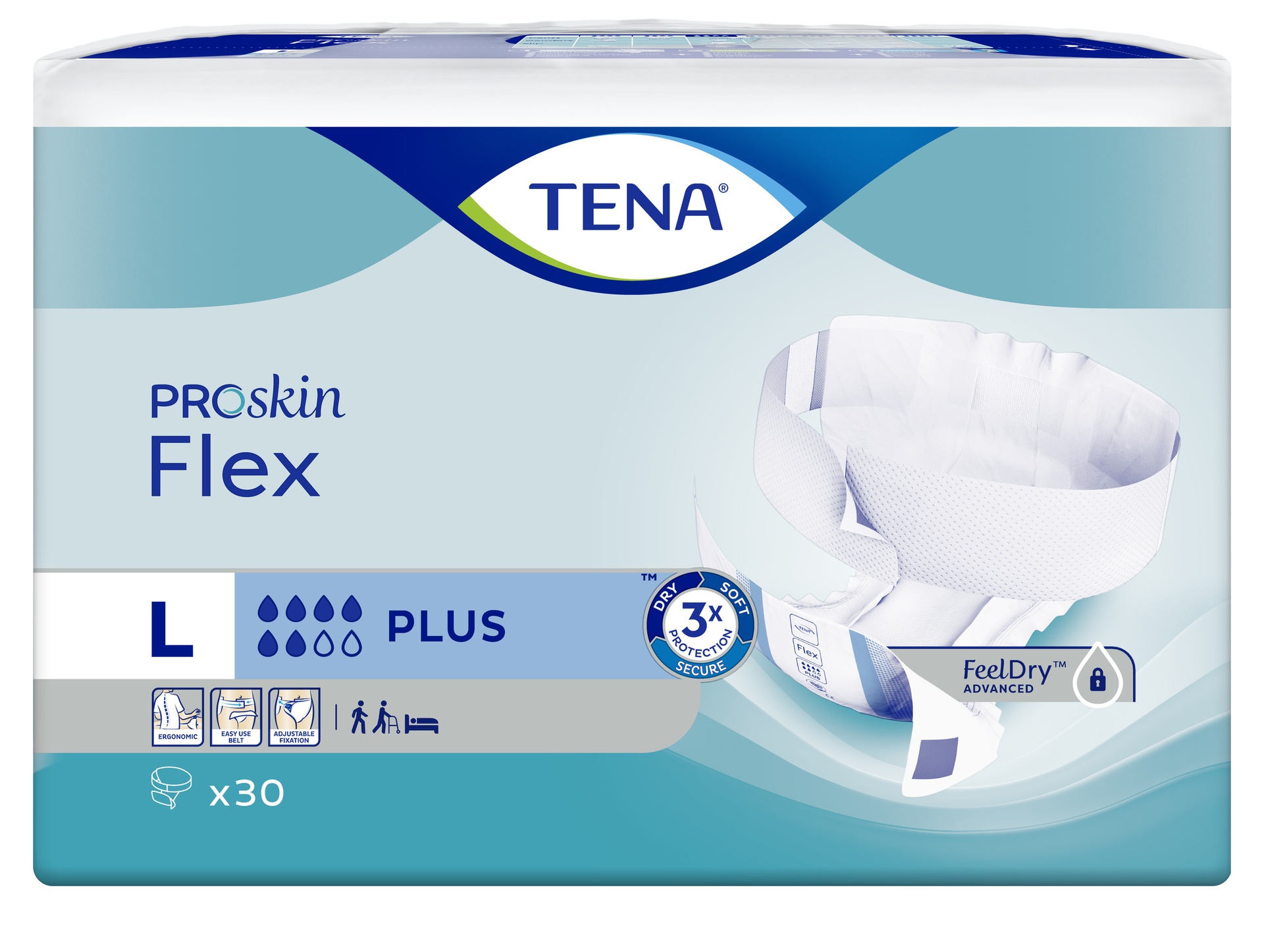 TENA Flex Plus Proskin L, 30 Stk.