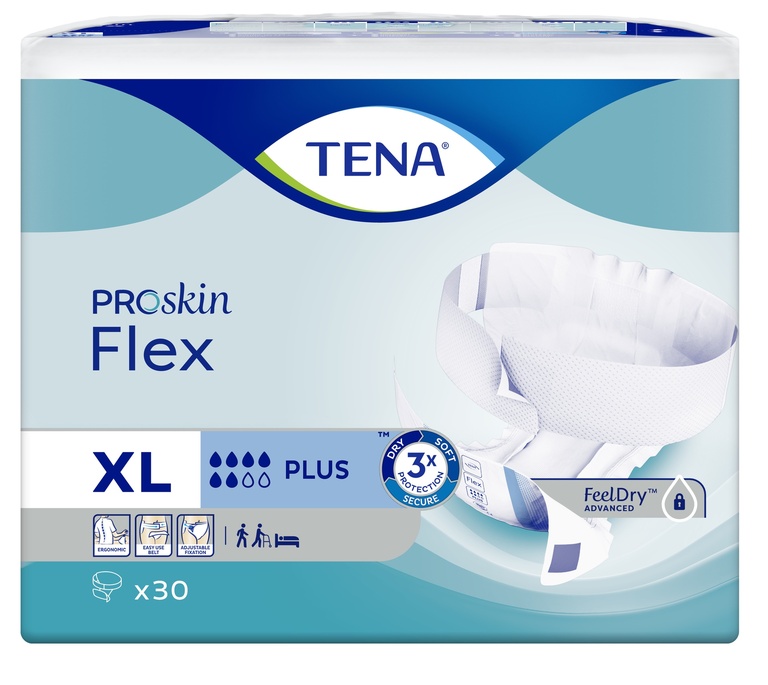 TENA Flex Plus Proskin XL, 30 Stk.