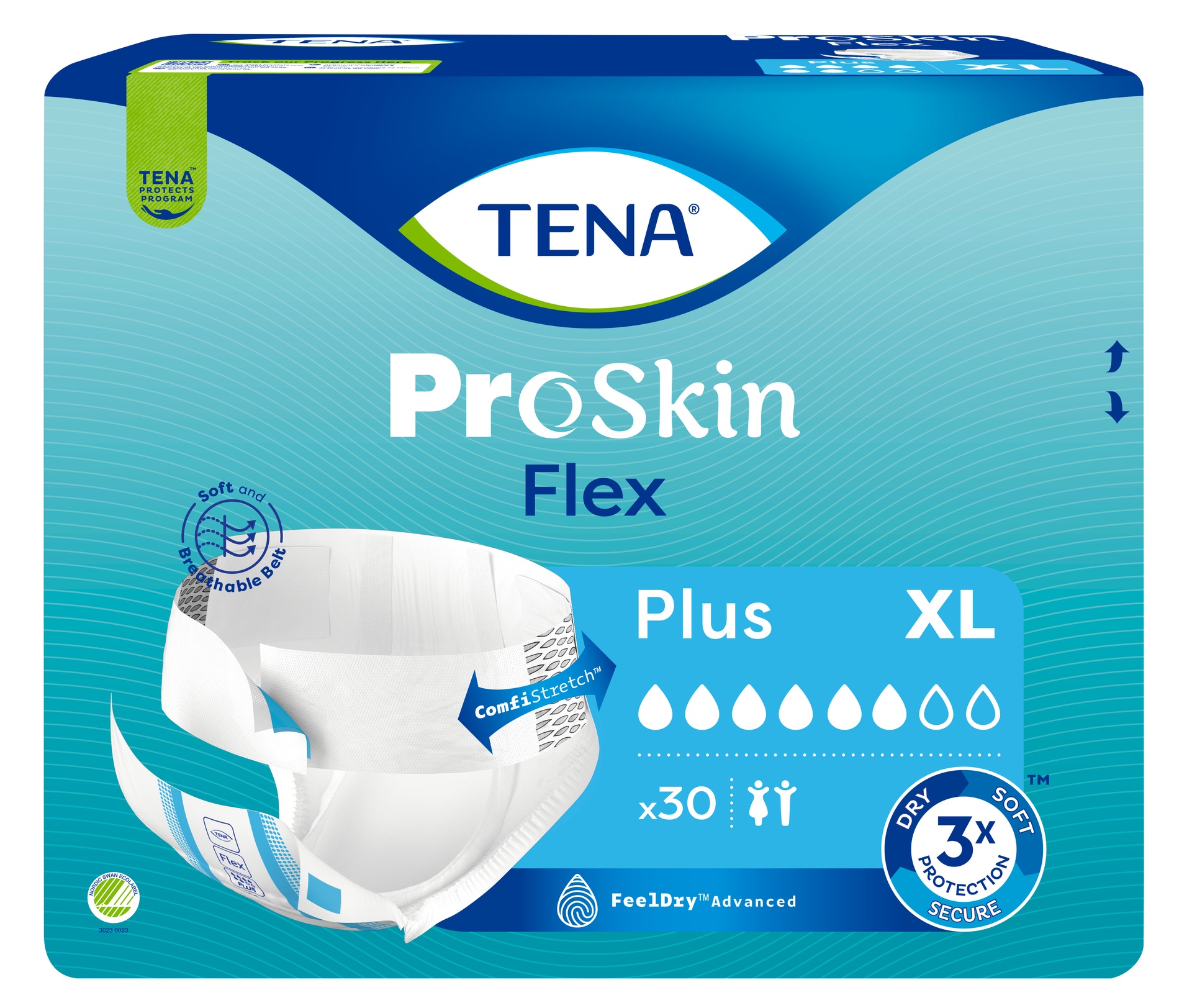 TENA Flex Proskin (Plus, XL)