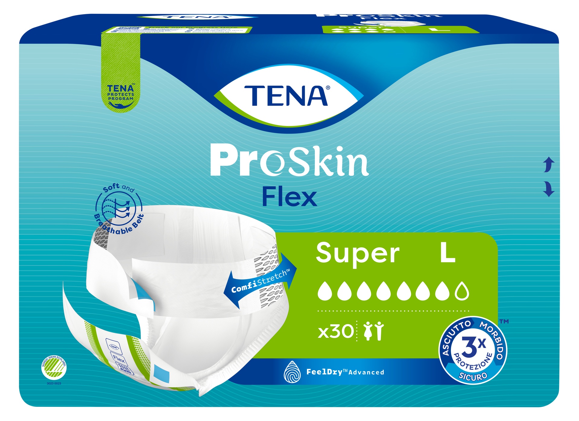 TENA Flex Proskin (Super, L)