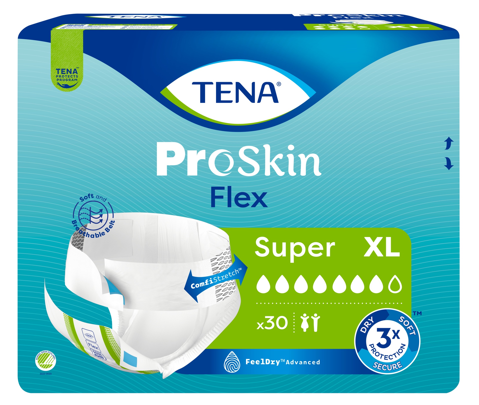 TENA Flex Proskin (Super, XL)