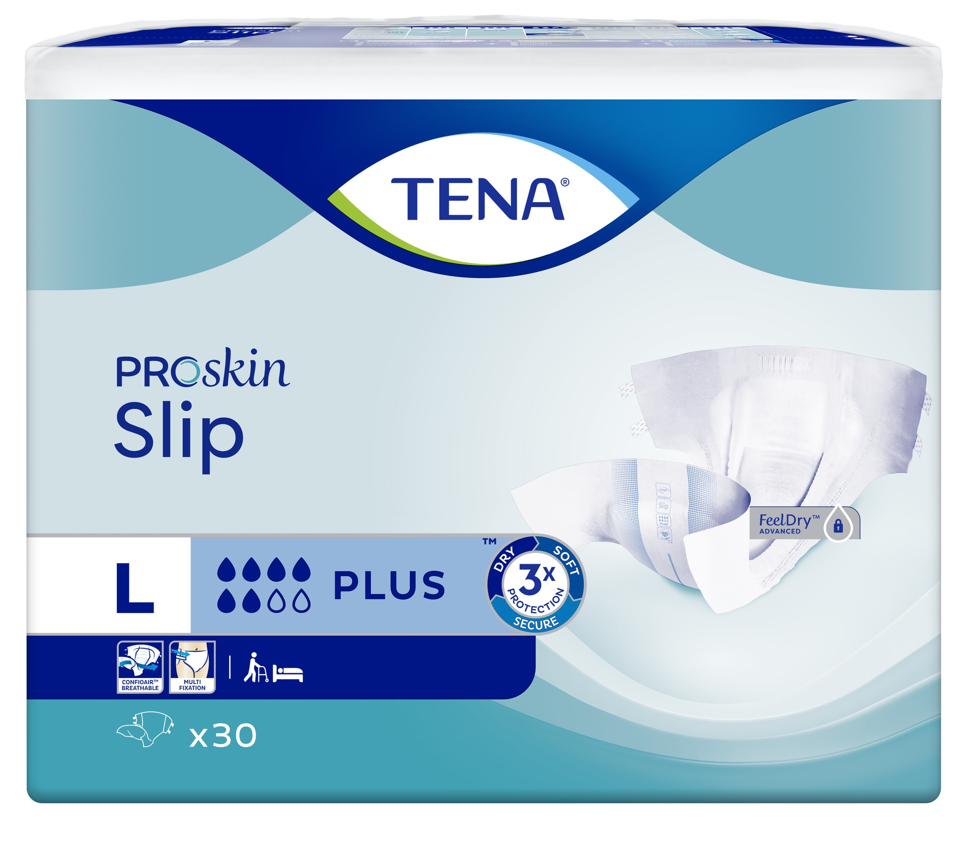 Tena Slip Plus L, 30 pièces