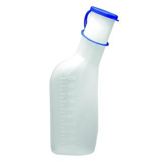 Urine Bottle with scale and clip closure, 1000 ml, 1 pc.